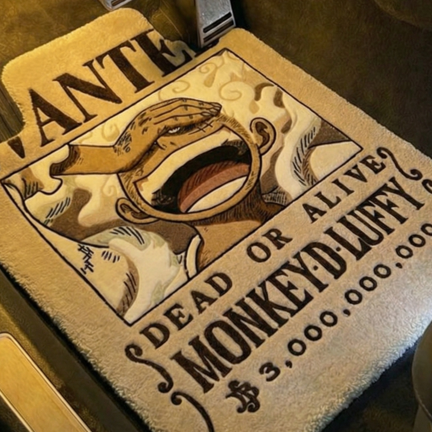 LUFFY WANTED CAR RUG