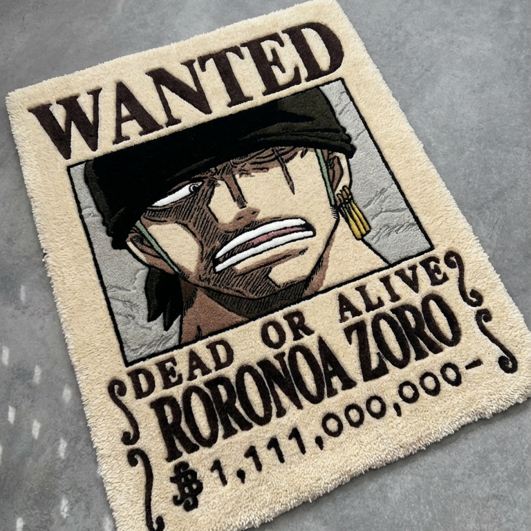 ZORO WANTED RUG