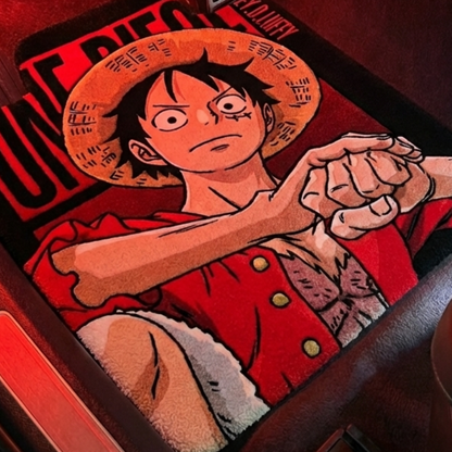 RED PIRATE CAR RUG